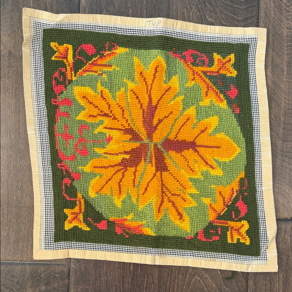 Completed Needlepoint - 11.5x11.5